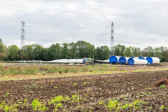 Energiepark A59 onderdelen windmolen